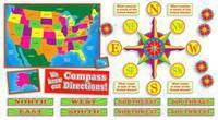 U.S. Map and Compass Directions. Bulletin Board