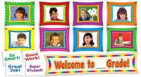 Welcome To _ Grade Mini Bulletin Board Set (71 pieces)