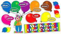 We Know Our Colors Mini Bulletin Board Set (27 pieces)