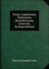 Ferns: Asplenium, Diplazium, Hemidictyum, Ceterach, Scolopendrium