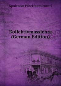 Kollektivmasslehre (German Edition)