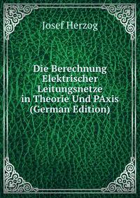Die Berechnung Elektrischer Leitungsnetze in Theorie Und PAxis (German Edition)