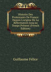 Histoire Des Protestants De France: Depuis L'origine De La R?formation Jusq'au Temps Pr?sent (French Edition)
