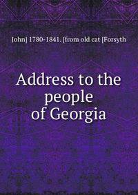 Address to the people of Georgia