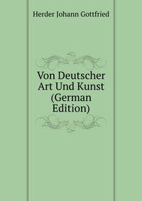 Von Deutscher Art Und Kunst (German Edition)