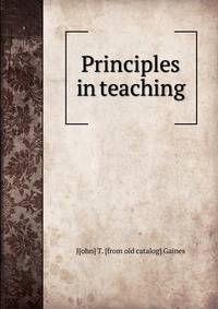 Principles in teaching