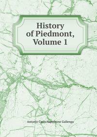 History of Piedmont, Volume 1
