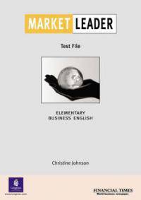 Market Leader Elementary Test File