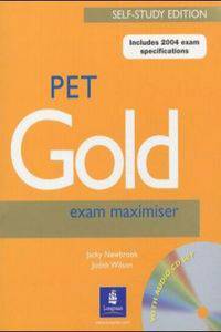 PET (Preliminary English Test) Gold Exam Maximiser Self-Study Edition with key (+ Audio CD)