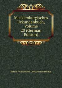 Mecklenburgisches Urkundenbuch, Volume 20 (German Edition)