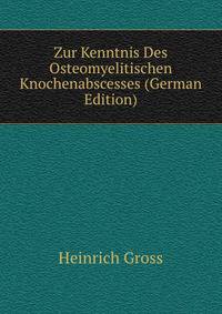 Zur Kenntnis Des Osteomyelitischen Knochenabscesses (German Edition)