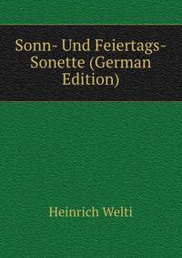 Sonn- Und Feiertags-Sonette (German Edition)