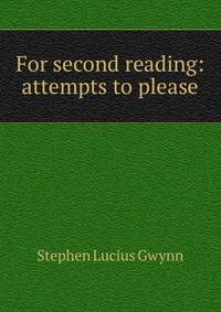 For second reading: attempts to please