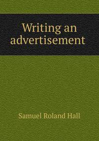 Writing an advertisement .