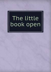The little book open