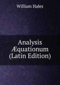 Analysis ?quationum (Latin Edition)