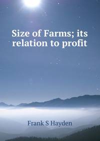Size of Farms; its relation to profit