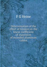 Determination of the effect of tension on the linear coefficient of expansion of stranded aluminum cables