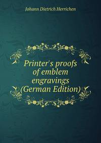 Printer's proofs of emblem engravings (German Edition)