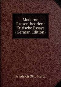 Moderne Rassentheorien: Kritische Essays (German Edition)