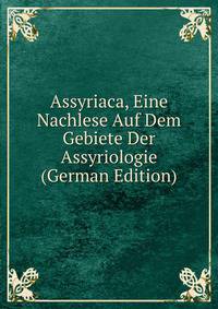 Assyriaca, Eine Nachlese Auf Dem Gebiete Der Assyriologie (German Edition)