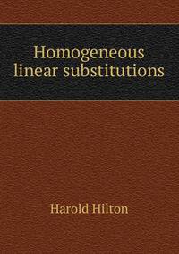 Homogeneous linear substitutions