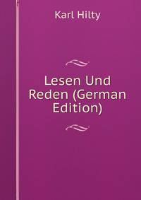 Lesen Und Reden (German Edition)