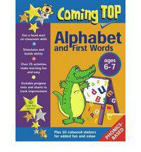 Coming Top: Sticker Books: Alphabet and First Words for Ages 6-7