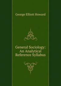 General Sociology: An Analytical Reference Syllabus