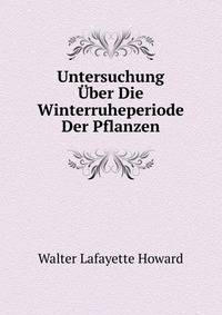 Untersuchung Uber Die Winterruheperiode Der Pflanzen