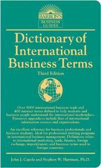Dictionary of international business terms 3rd