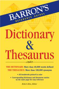 Barron's Dictionary & Thesaurus