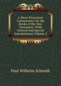 A Short Protestant Commentary On the Books of the New Testament: With General and Special Introductions, Volume 2