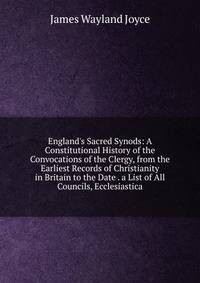 England's Sacred Synods: A Constitutional History of the Convocations of the Clergy, from the Earliest Records of Christianity in Britain to the Date . a List of All Councils, Ecclesiastica