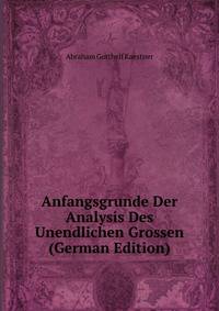 Anfangsgrunde Der Analysis Des Unendlichen Grossen (German Edition)