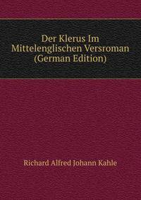 Der Klerus Im Mittelenglischen Versroman (German Edition)
