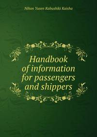Handbook of information for passengers and shippers