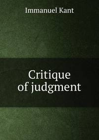 Critique of judgment