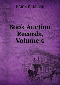 Book Auction Records, Volume 4