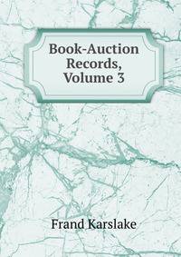 Book-Auction Records, Volume 3