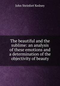 The beautiful and the sublime: an analysis of these emotions and a determination of the objectivity of beauty