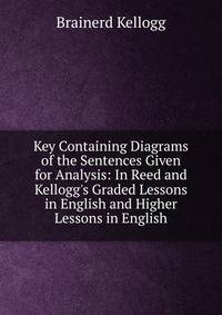 Key Containing Diagrams of the Sentences Given for Analysis: In Reed and Kellogg's Graded Lessons in English and Higher Lessons in English