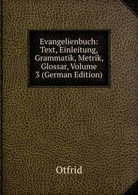 Evangelienbuch: Text, Einleitung, Grammatik, Metrik, Glossar, Volume 3 (German Edition)