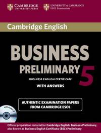Cambridge English Business 5 Preliminary. Self-study Pack (student