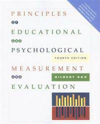 Principles of Educational and Psychological Measurement and Evaluation