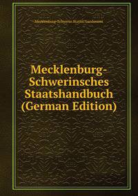 Mecklenburg-Schwerinsches Staatshandbuch (German Edition)