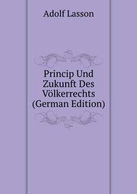 Princip Und Zukunft Des Volkerrechts (German Edition)