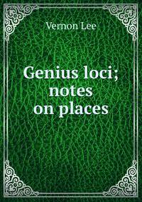 Genius loci; notes on places