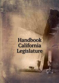 Handbook California Legislature