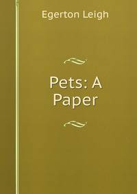 Pets: A Paper